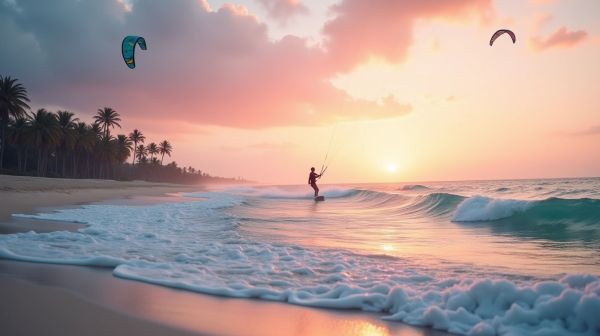 Meilleur spot de kitesurf : guide des destinations incontournables